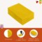 FabricLA Acrylic Felt Sheets for Crafts - Precut 9" X 12" Inches (20 cm X 30 cm) Felt Squares - Use Felt Fabric Craft Sheets for DIY, Costume, and Decoration | Yellow - 10 Pieces